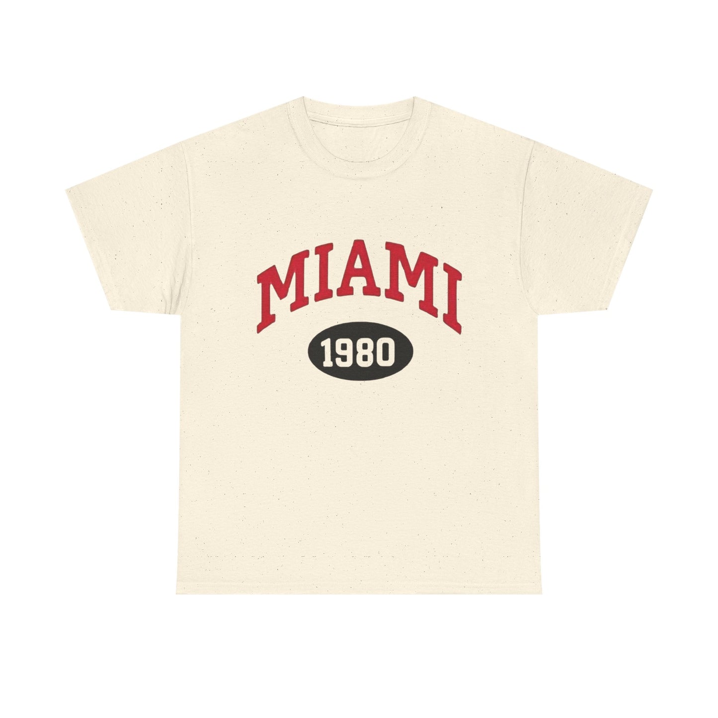 Miami 1980's Graphic T Shirt NEW Unisex Heavy Cotton Tee