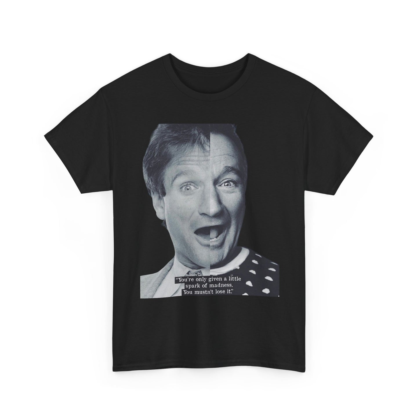 Vintage Robin Williams Comedy Graphic T Shirt Heavy Cotton Tee NEW ADULT UNISEX