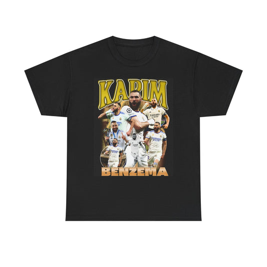 Karim Benzema Graphic Shirt Apparel BRAND NEW Unisex Heavy Cotton Tee