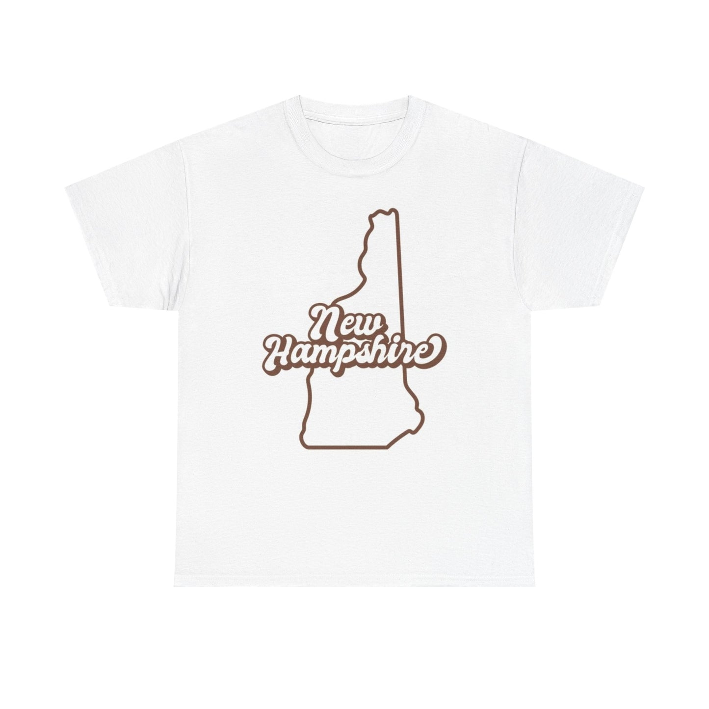 New Hampshire State Logo BRAND NEW Apparel T Shirt Unisex Unisex Heavy Cotton