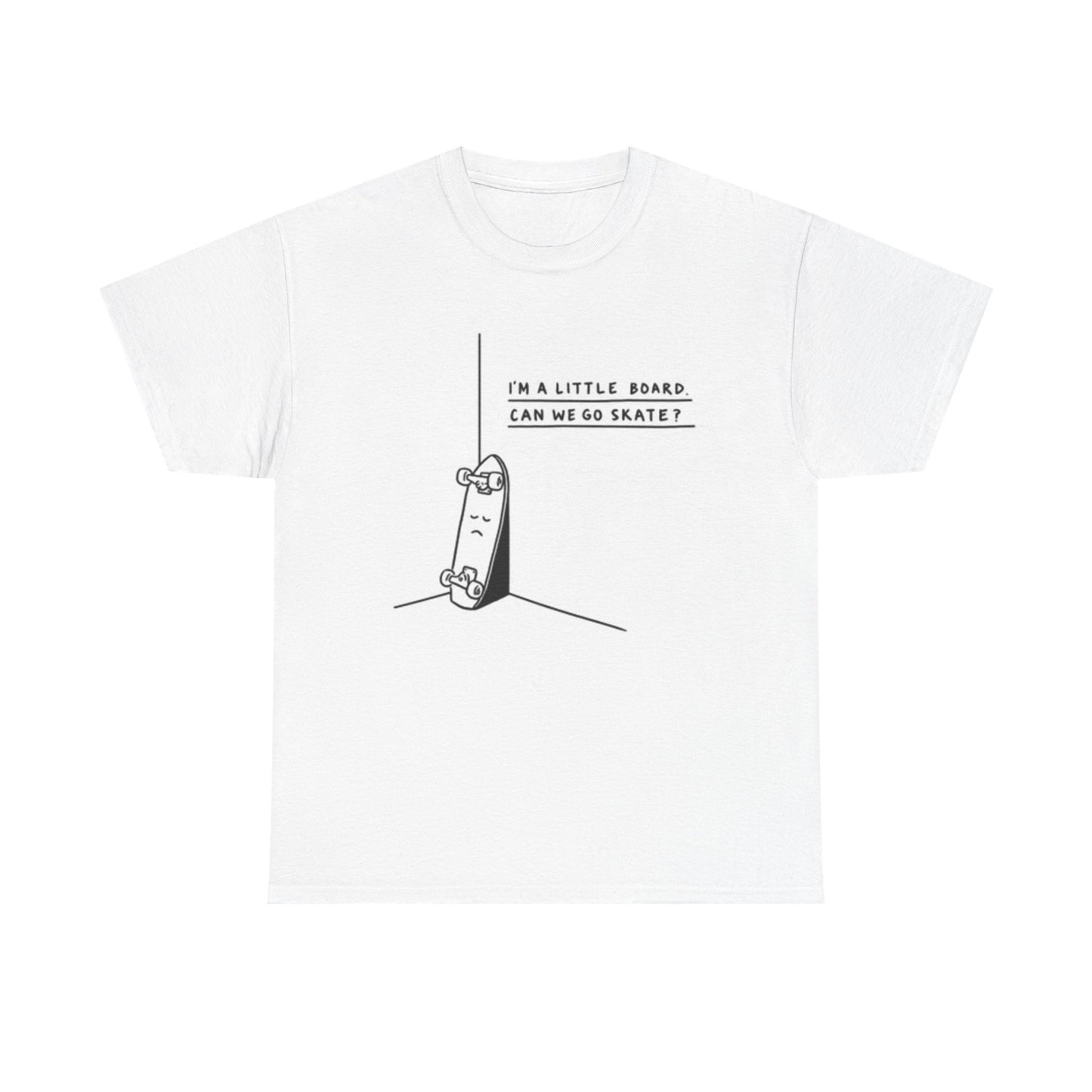 Funny Skateboarding Graphic T Shirt Skate Unisex Heavy Cotton Tee