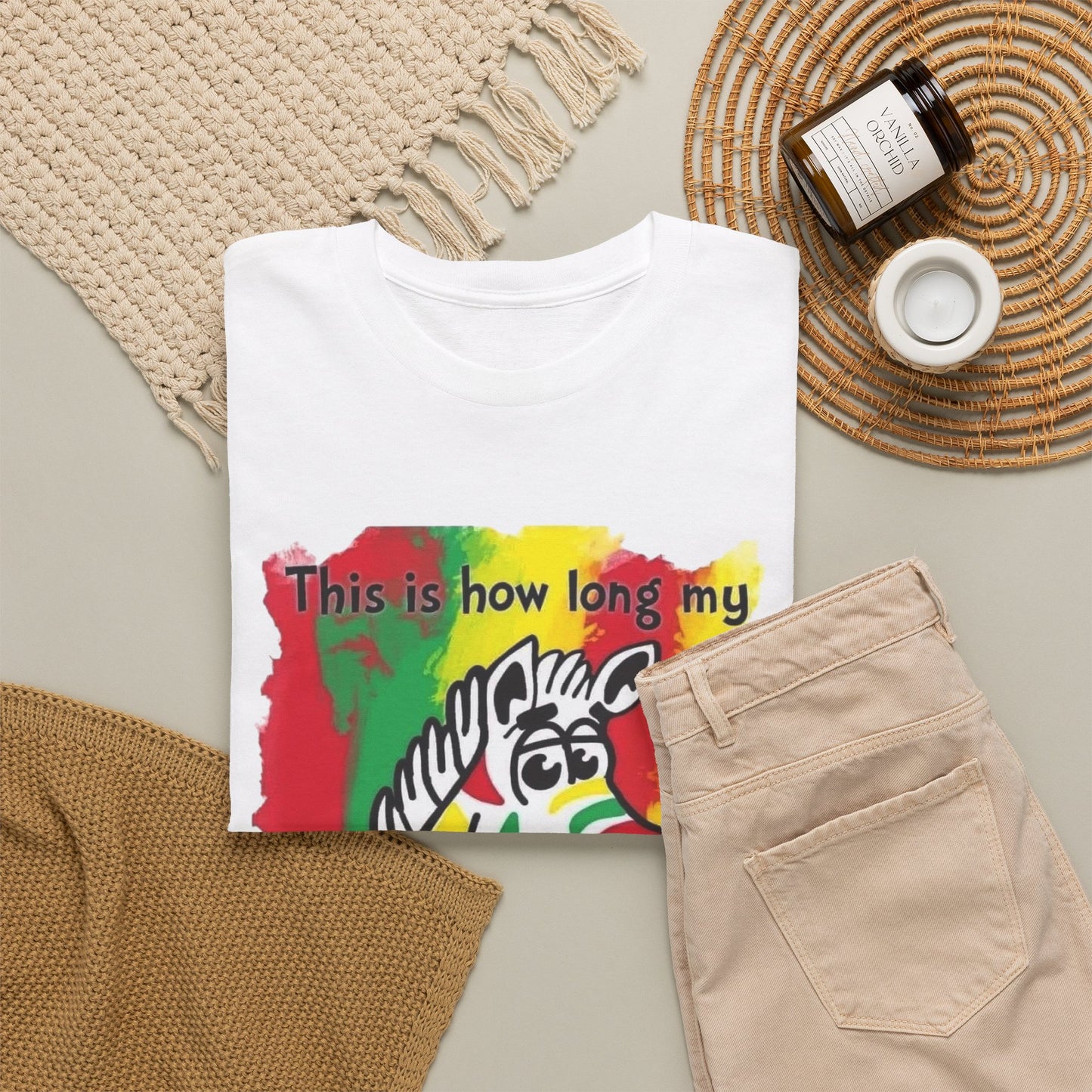 Zebra Stripe Graphic T Shirt