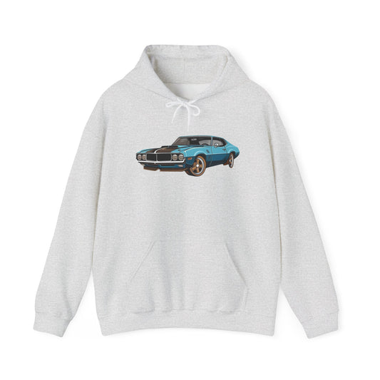 Oldsmobile Retro Classic 442 Muscle Graphic Hoodie NEW Heavy Hooded Sweatshirt