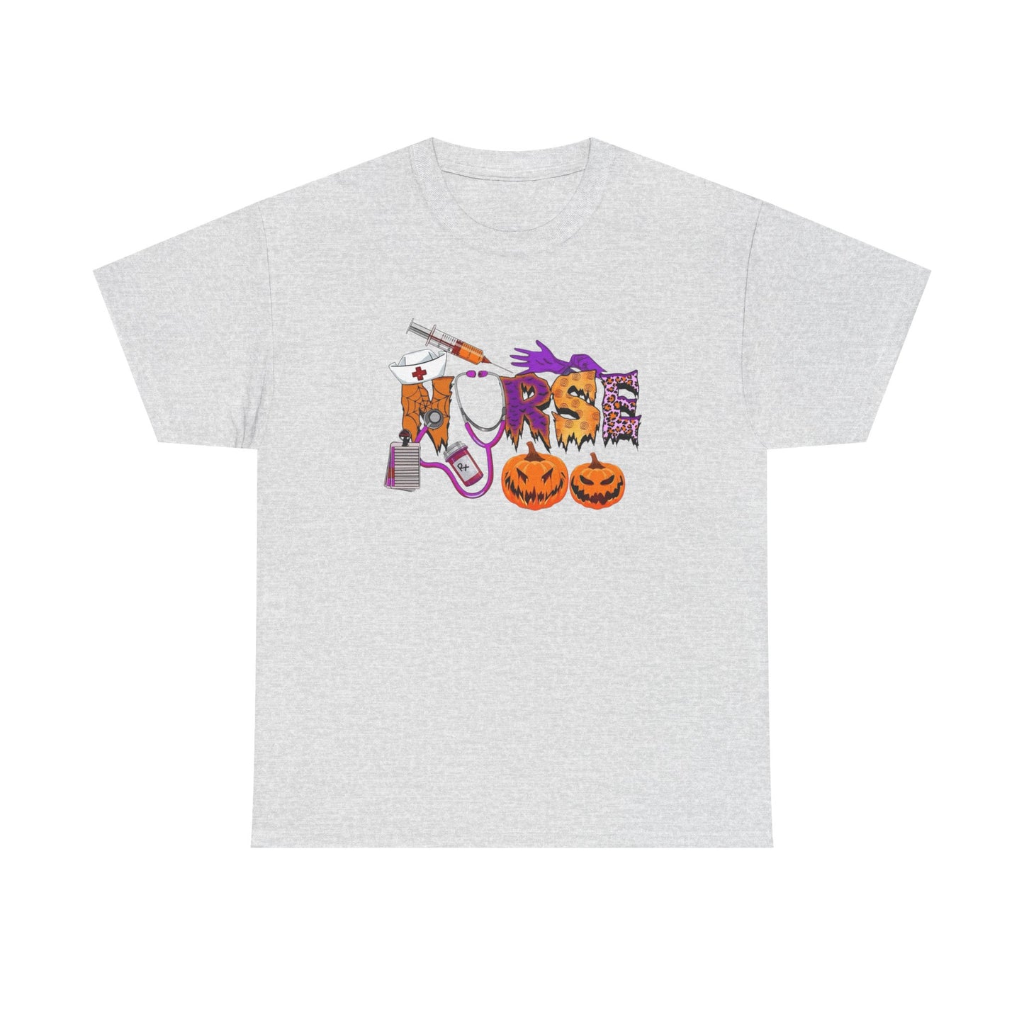 Halloween Nurse Graphic T Shirt NEW Unisex Heavy Cotton Tee