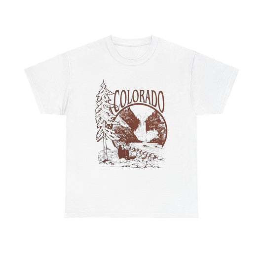 Colorado Wilderness Graphic T Shirt Unisex Heavy Cotton Tee