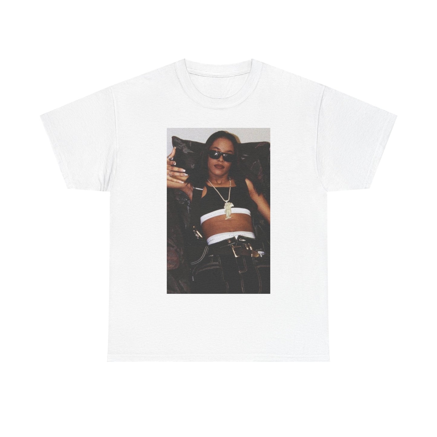 Aaliyah Tshirt Vintage DMX Graphic Hip Hop Unisex Heavy Cotton Tee
