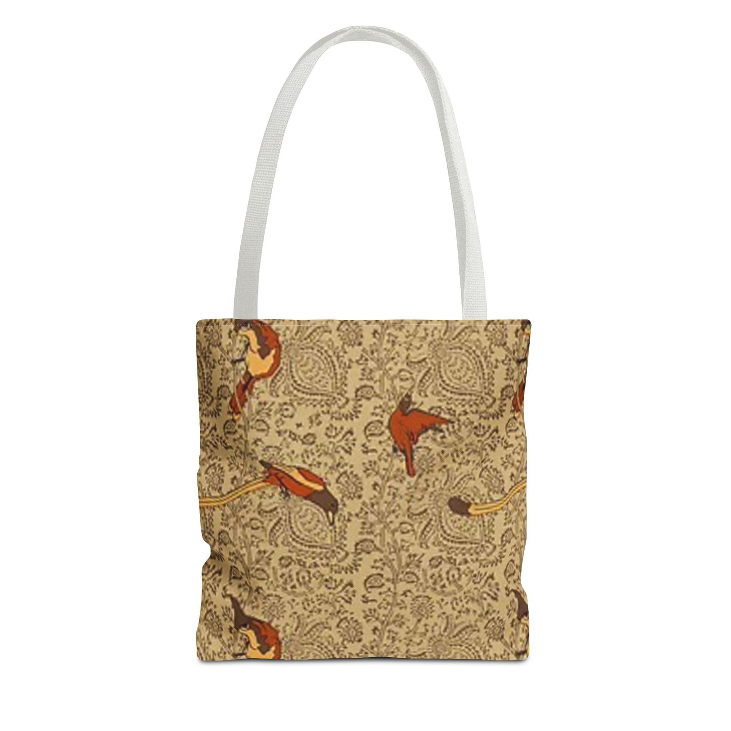 Gold Bird Pattern Multi Color BRAND NEW MODERN Tote Bag (AOP)