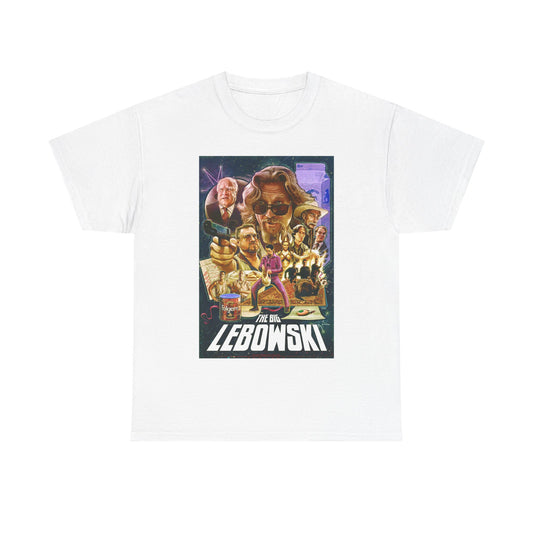 The Big Lebowski Shirt Vintage Movie Poster Retro Unisex Heavy Cotton Tee 90s