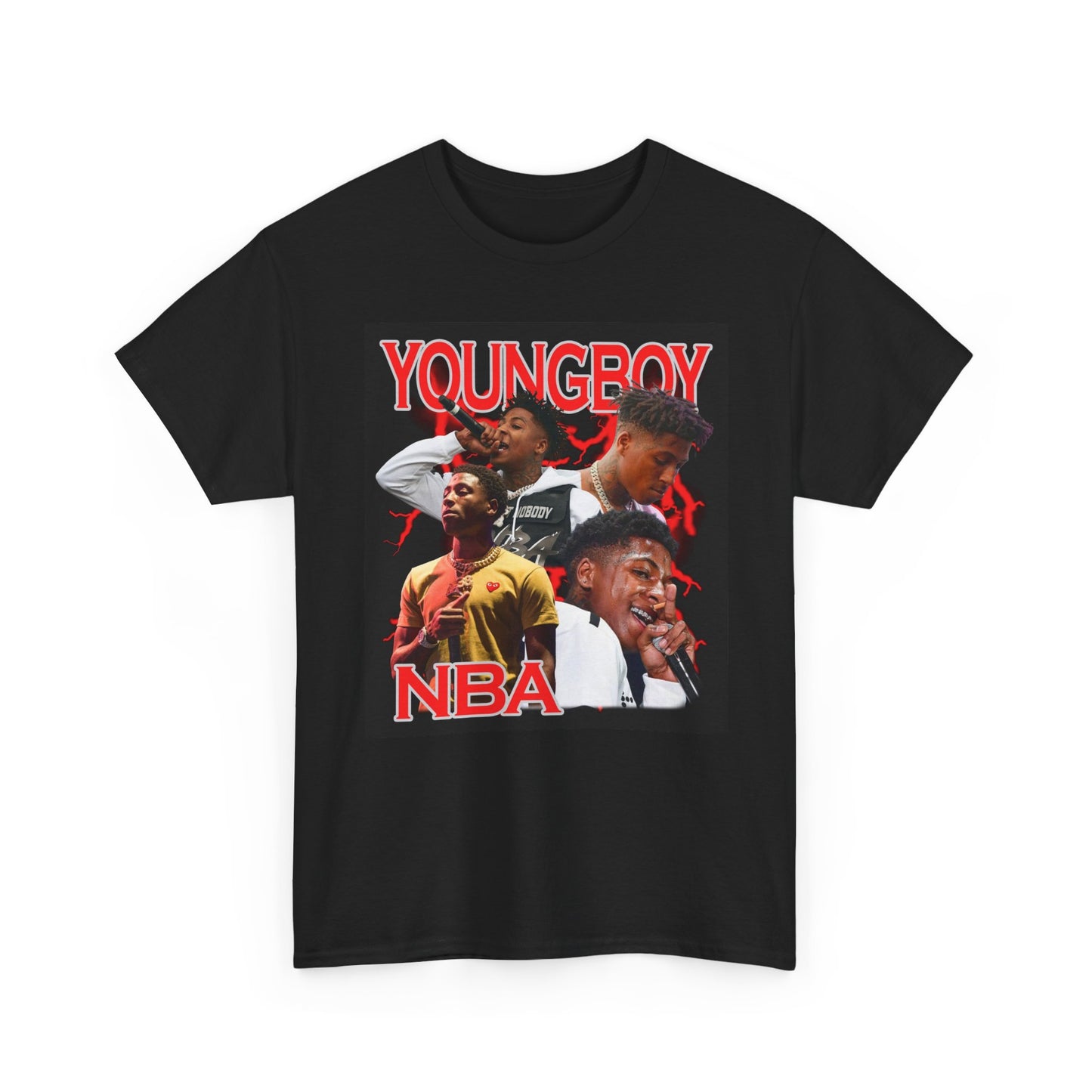 YoungBoy Graphic T Shirt Vintage Rap Gear Unisex Heavy Cotton Tee