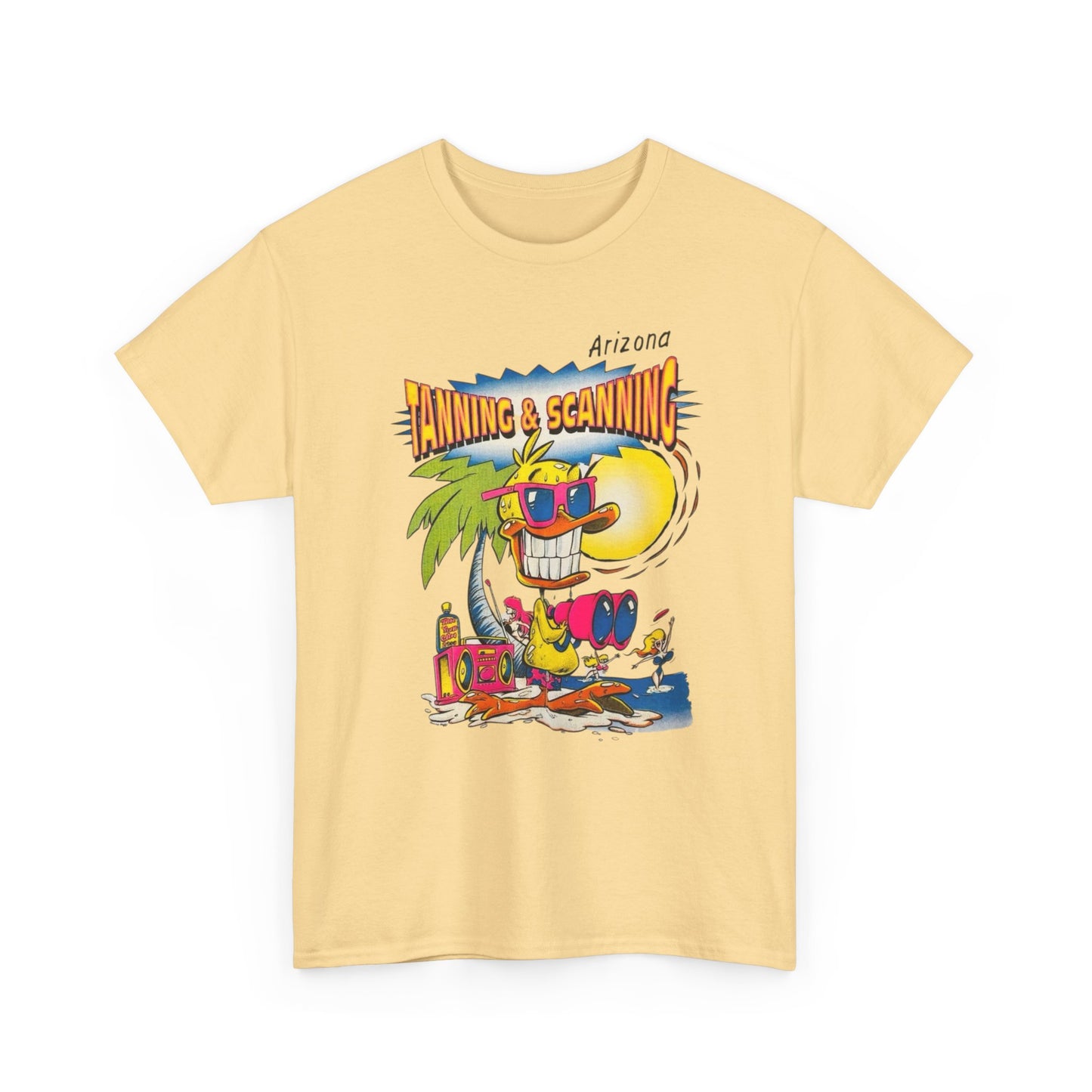 Tanning Season Vintage Graphic T Shirt S-5XL NEW Unisex Heavy Cotton Tee