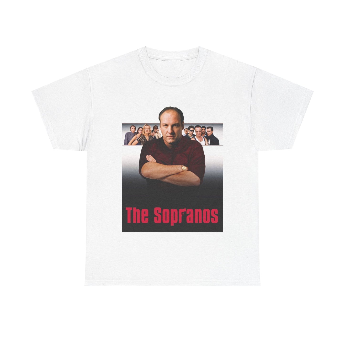 The Sopranos Tshirt Vintage Retro Italian Tv Series NY Unisex Heavy Cotton Tee