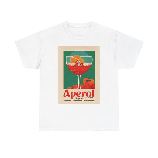 Aperol Vintage T Shirt BRAND NEW Apparel Unisex Graphic Tee USA