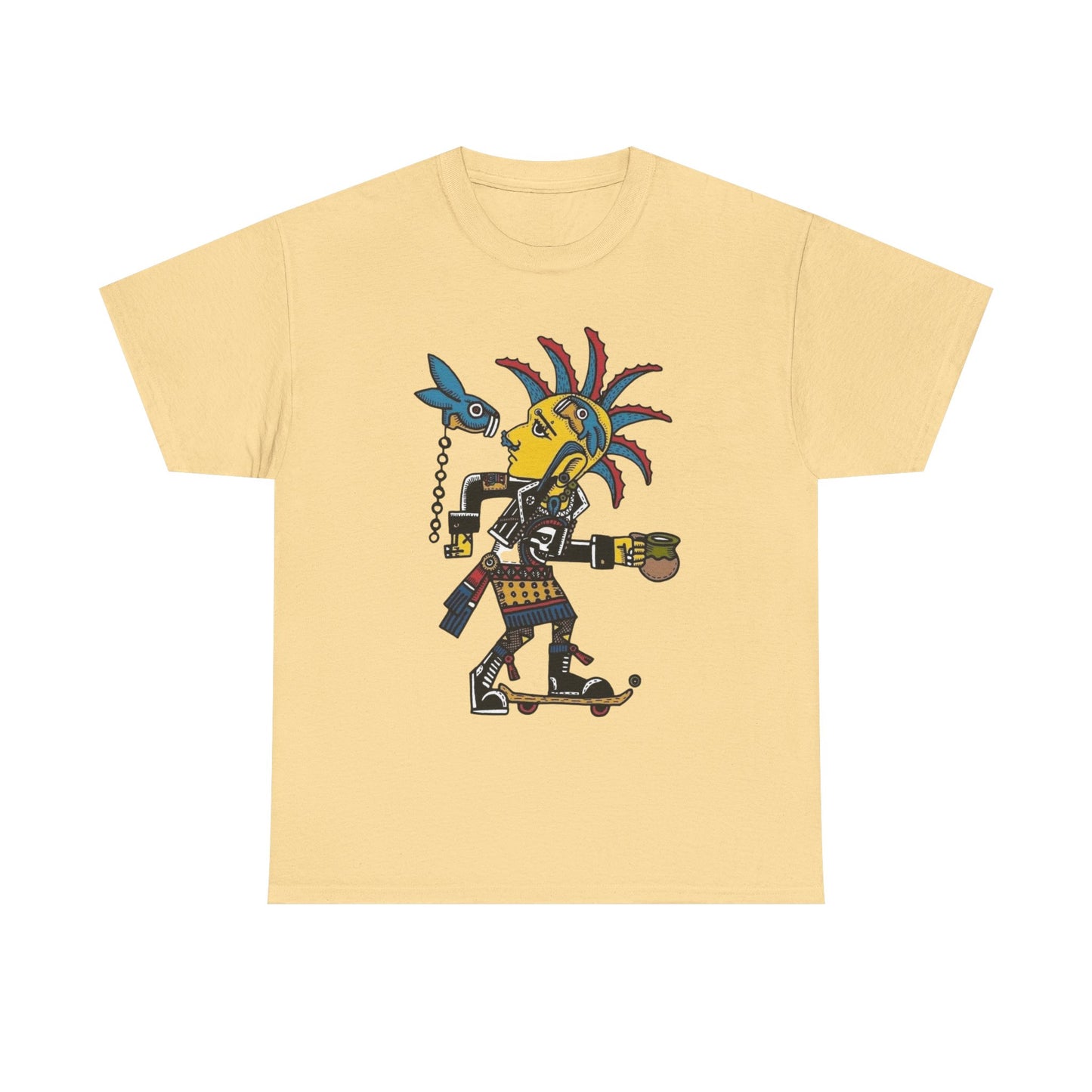 Ancient Skateboarding Graphic T Shirt Unisex Heavy Cotton NEW Tee