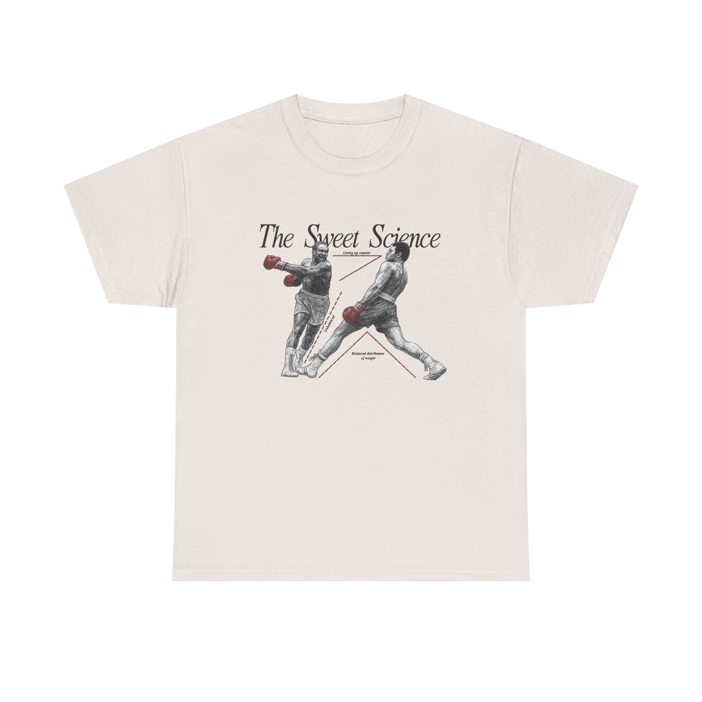 Boxing The Sweet Science Vintage Graphic T Shirt NEW Vintage Unisex Heavy Cotton