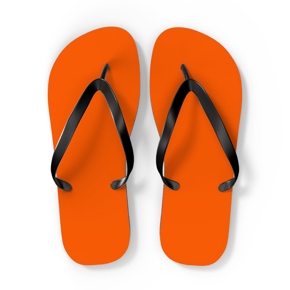 Bright Orange Flip Flops, Sandals Slides, Summer Footwear, Brand New