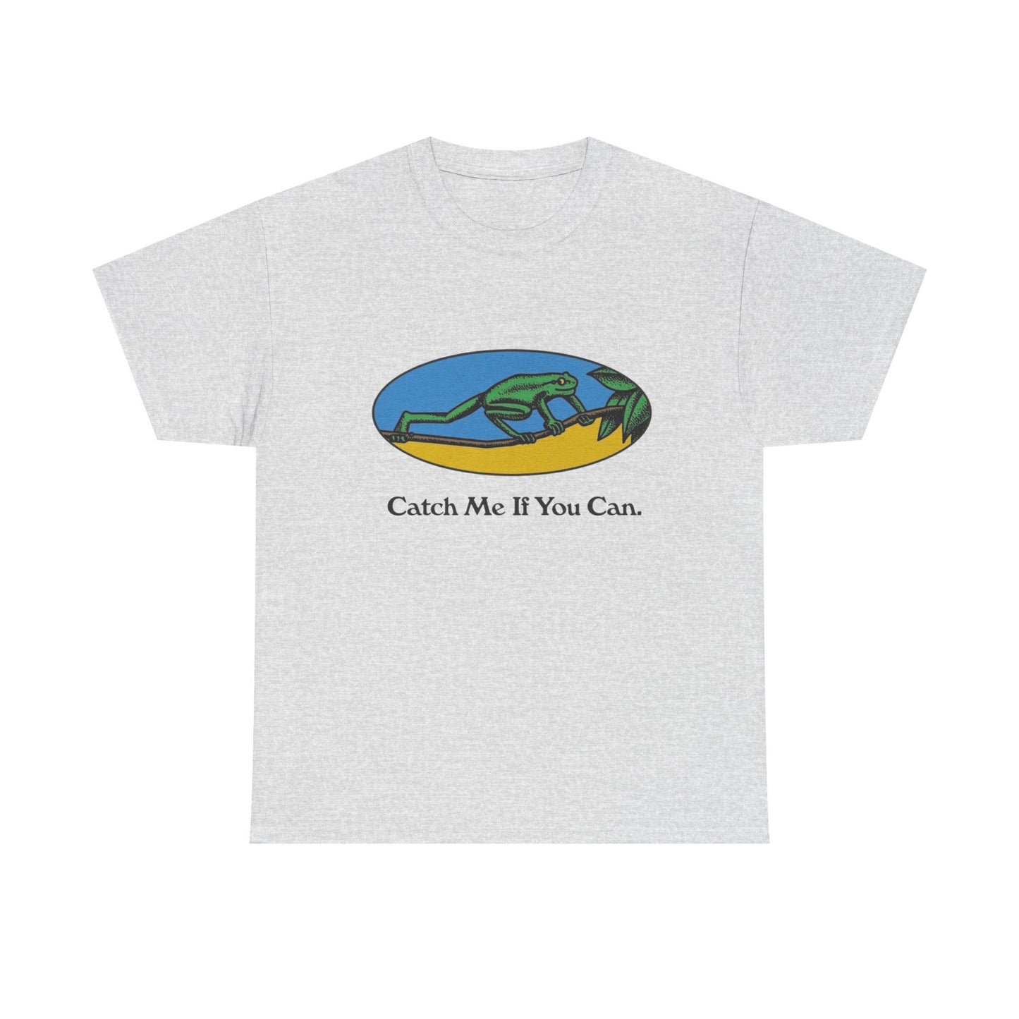 Catch Me If You Can Retro Graphic T Shirt NEW Adult Regular Heavy Cotton Tee