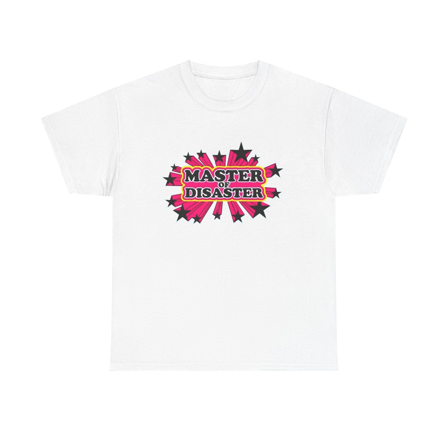 Master Of Disaster Funny Graphic T Shirt ADULT NEW Heavy Cotton Tee