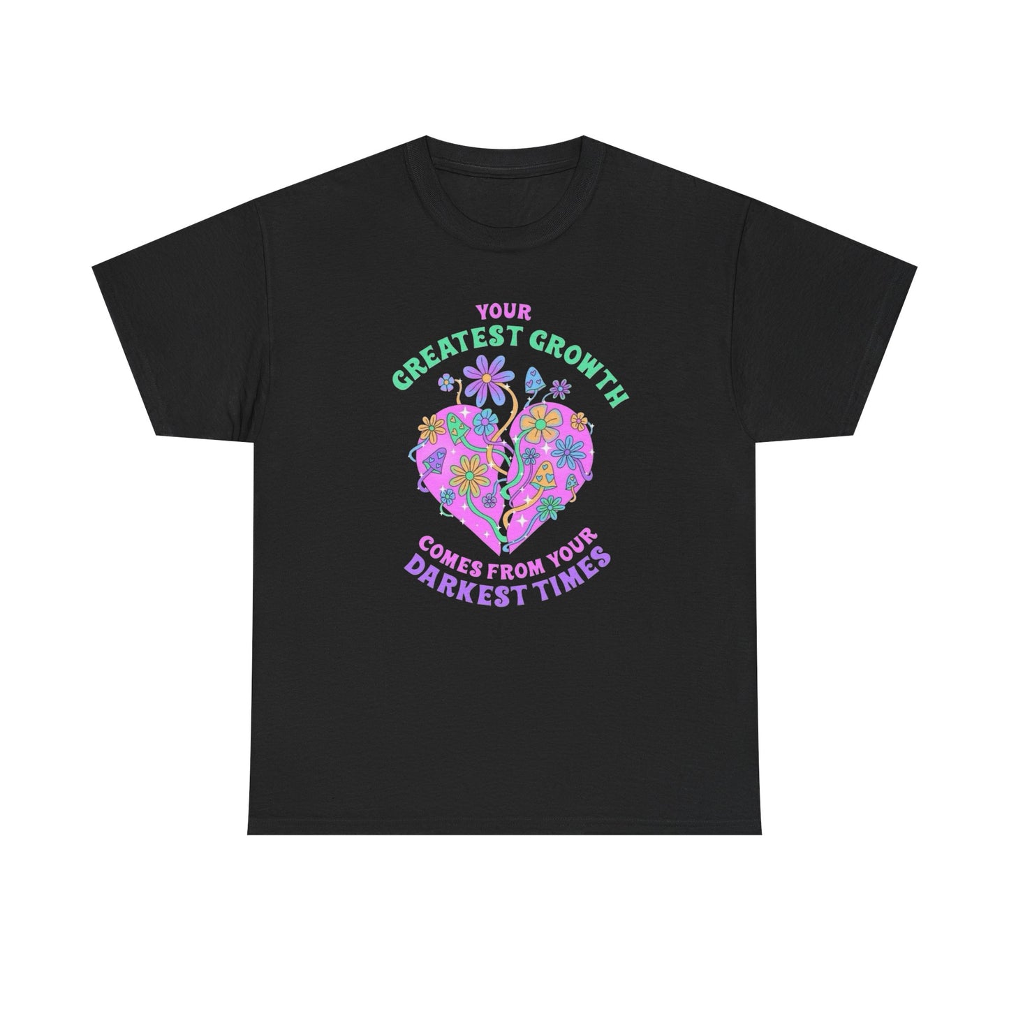 Your Greatest Growth Graphic T-Shirt Unisex Heavy Cotton Tee Gift