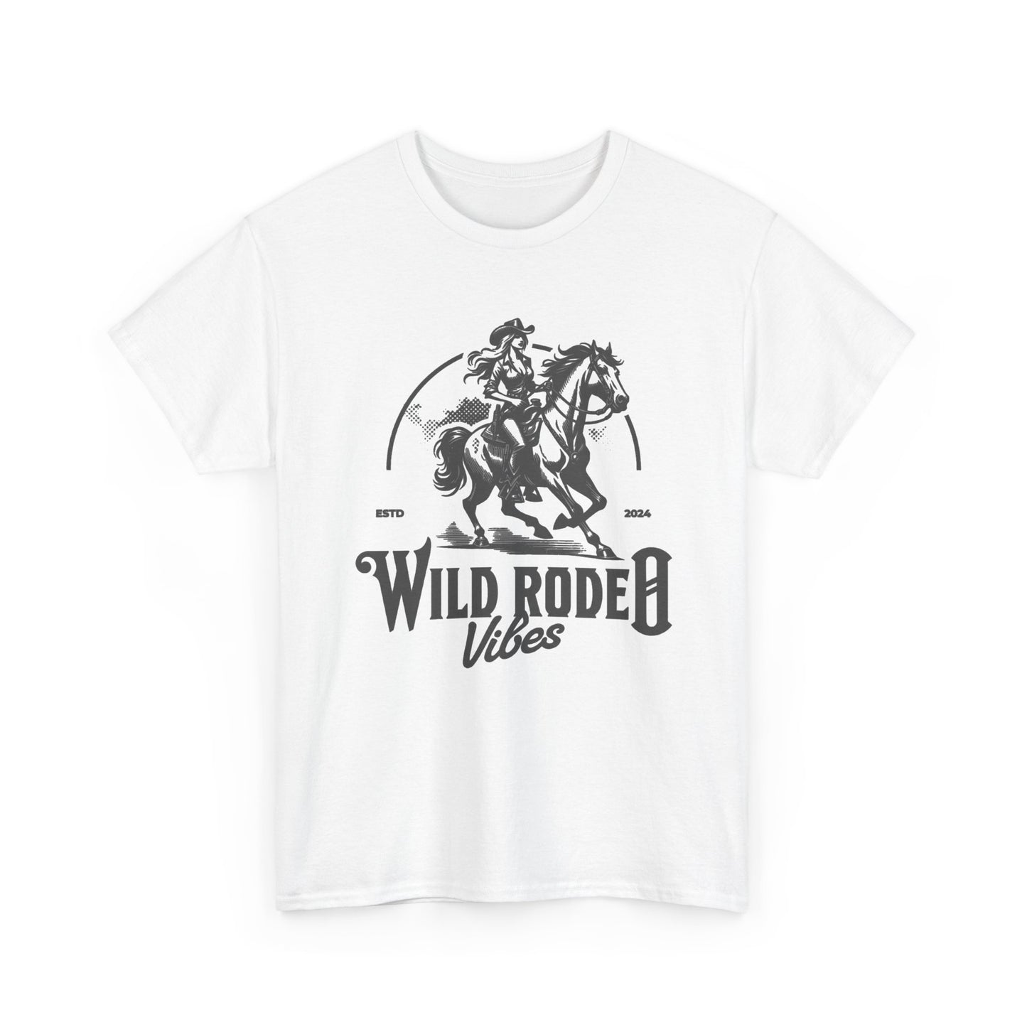 Wild Rodeo Cowgirls Graphic T Shirt Women's Vintage Retro Cotton Tee