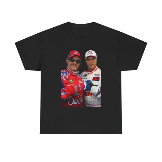 Shake And Back Talladega Nights Ricky Bobby Graphic T Shirt Unisex Heavy Cotton