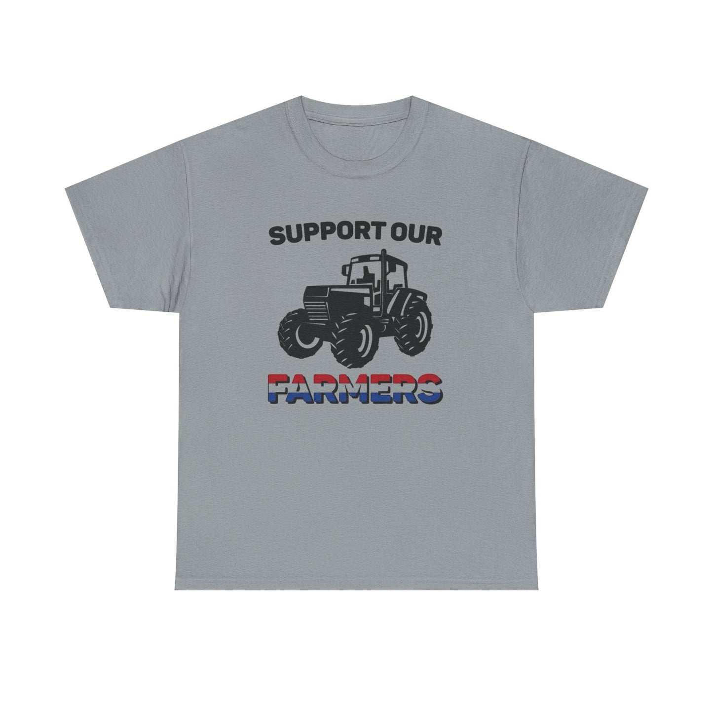 Support Our Farmers USA Graphic T Shirt Unisex Heavy Cotton Tee NEW
