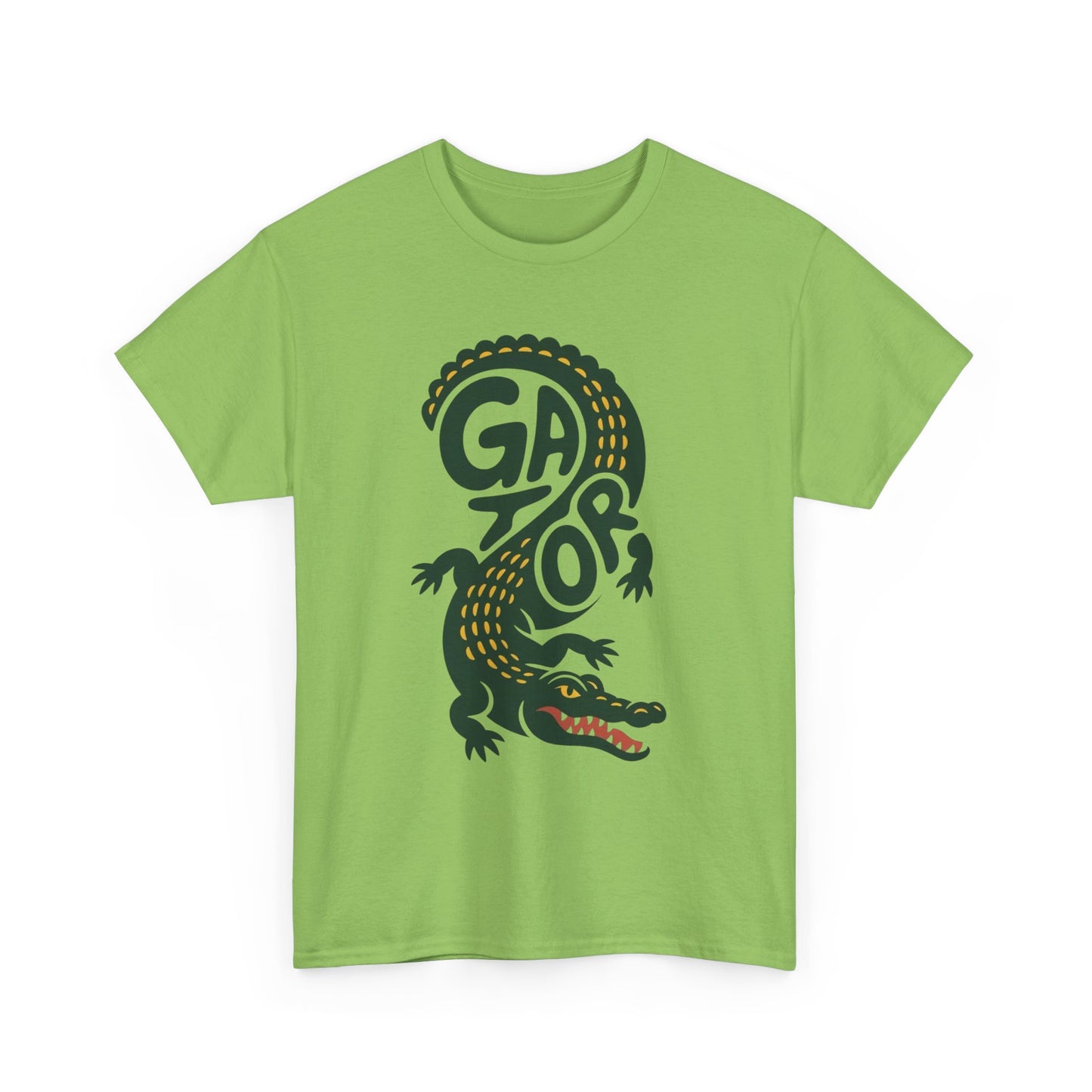 Alligator Graphic T Shirt Unisex Heavy Cotton Tee