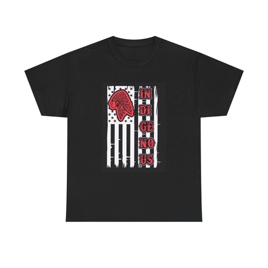 Native American Indian Tshirt Pride New Unisex Heavy Cotton Tee