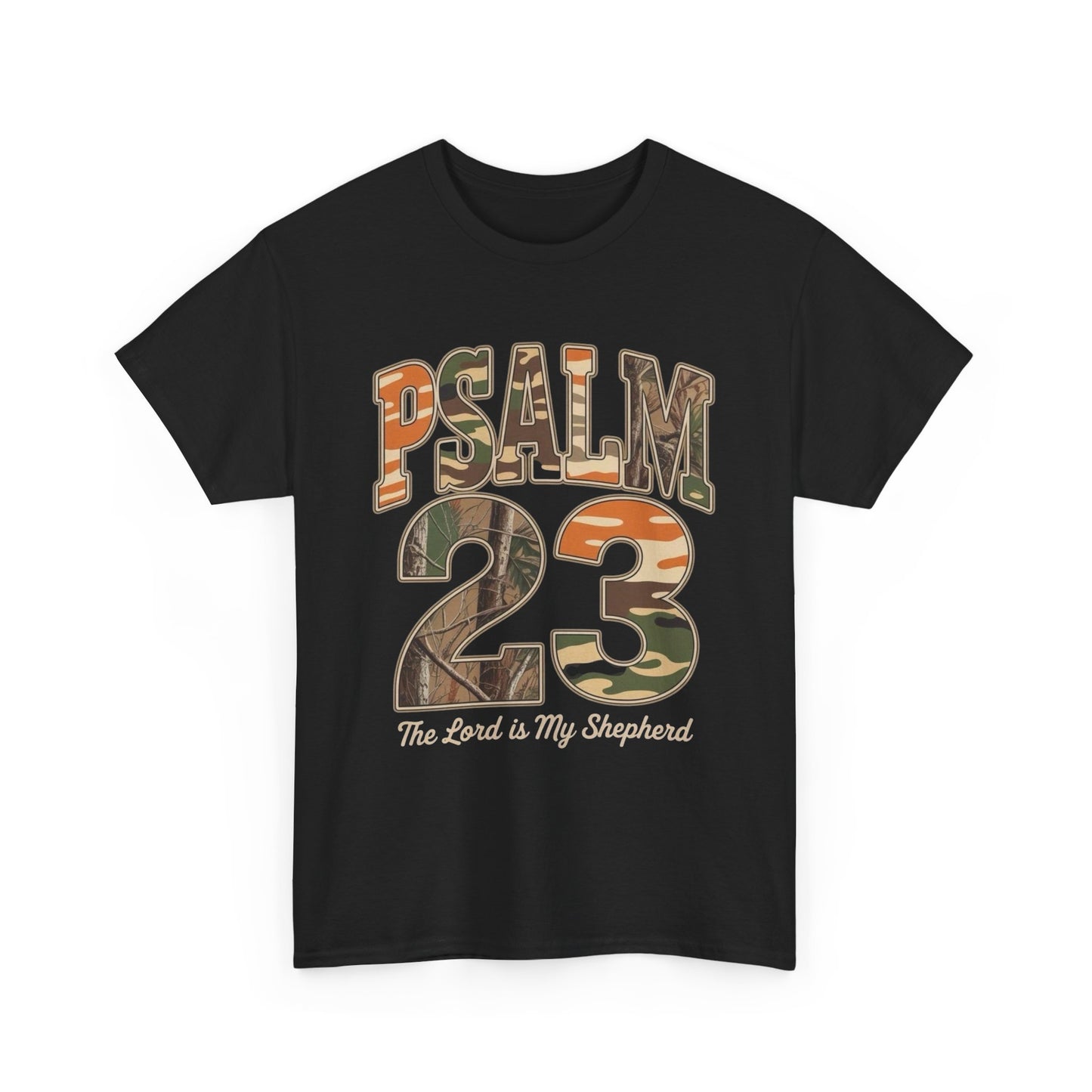 PSALM 23 Graphic T Shirt NEW GIFT Unisex Heavy Cotton Tee