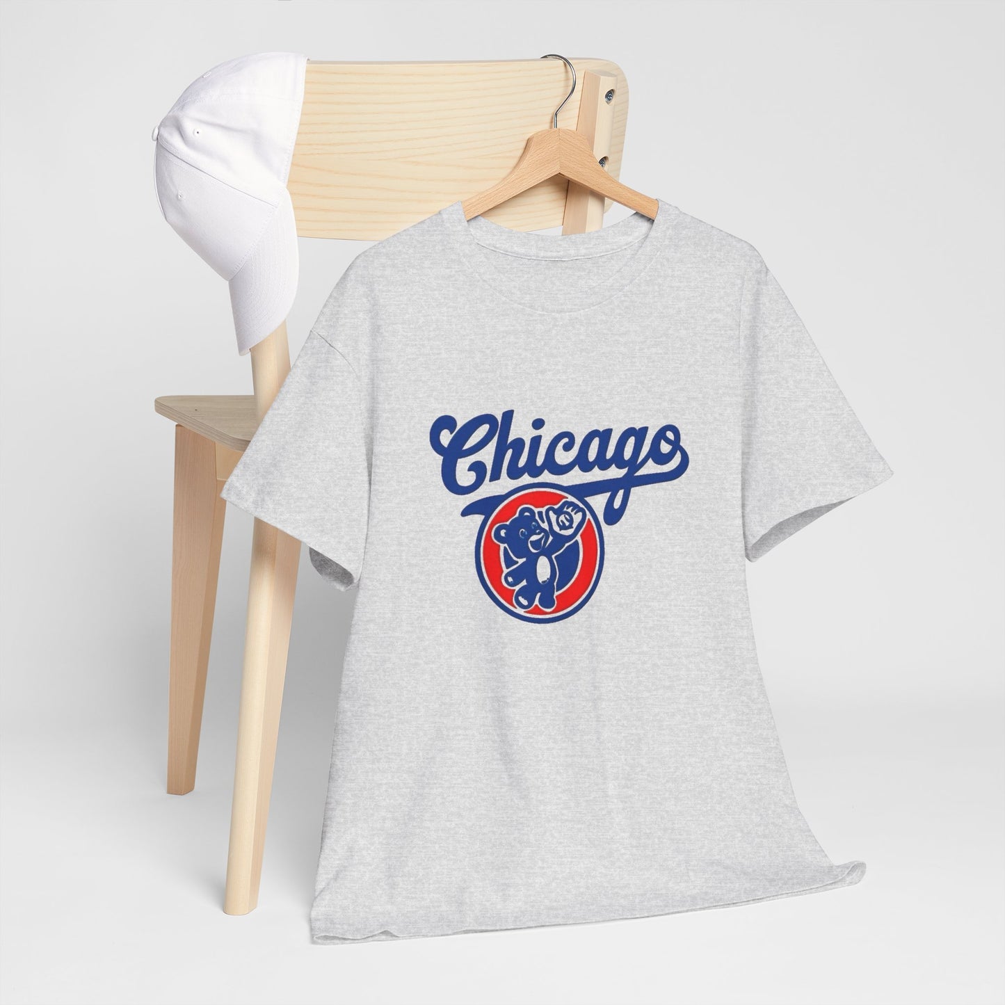 Chicago Baseball Retro Graphic T Shirt NEW ADULT Unisex Heavy Cotton Tee