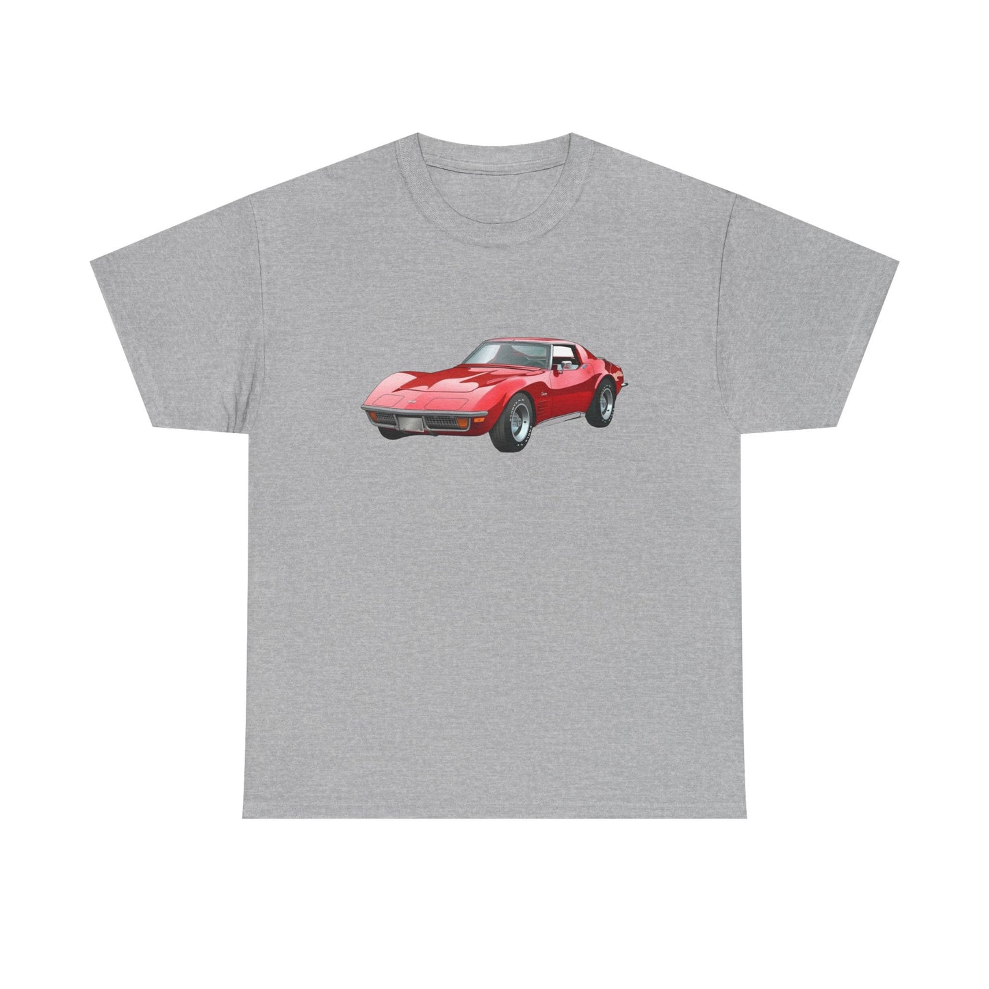 Retro C3 Corvette Muscle Car Graphic T Shirt NEW Unisex Heavy Cotton Tee