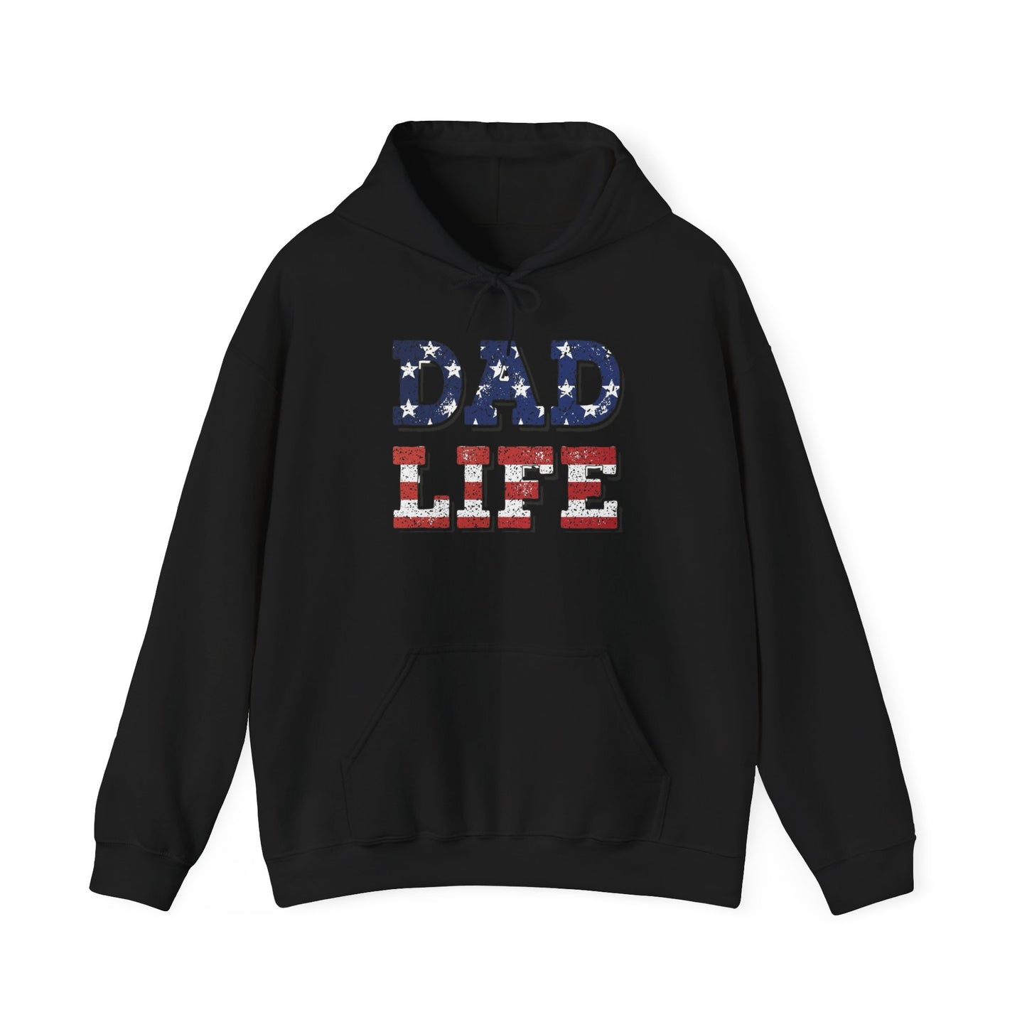 Dad Life USA Graphic Hoodie Men's Heavy Blend™ Hooded Sweatshirt