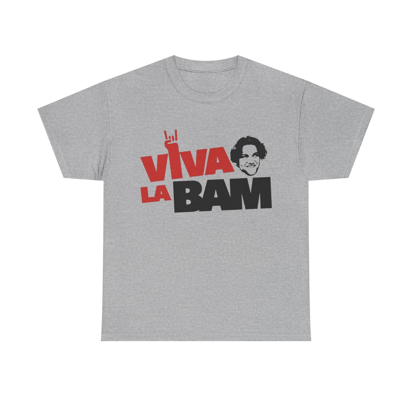 Viva La Bam Tshirt Bam Margera Skateboarding Unisex Heavy Cotton Tee