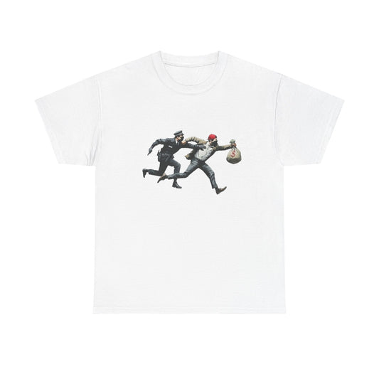 Cops And Robbers Graphic T Shirt NEW GIFT Unisex Heavy Cotton Tee