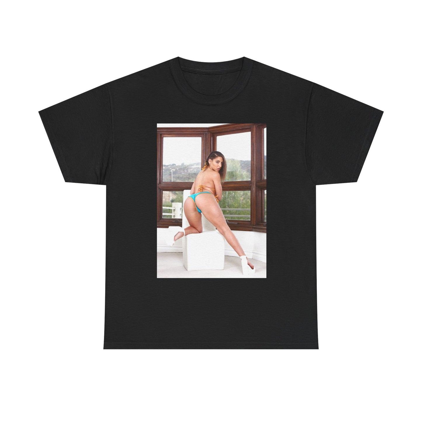 Abella Danger Model Bikini T Shirt Graphic Apparel Unisex Heavy Cotton Tee