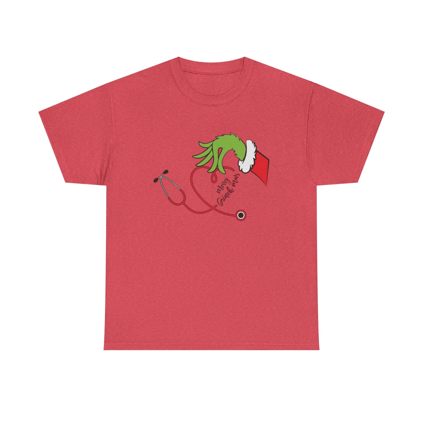 Grinch Doctor Nurse Graphic T Shirt NEW Unisex Heavy Cotton Tee