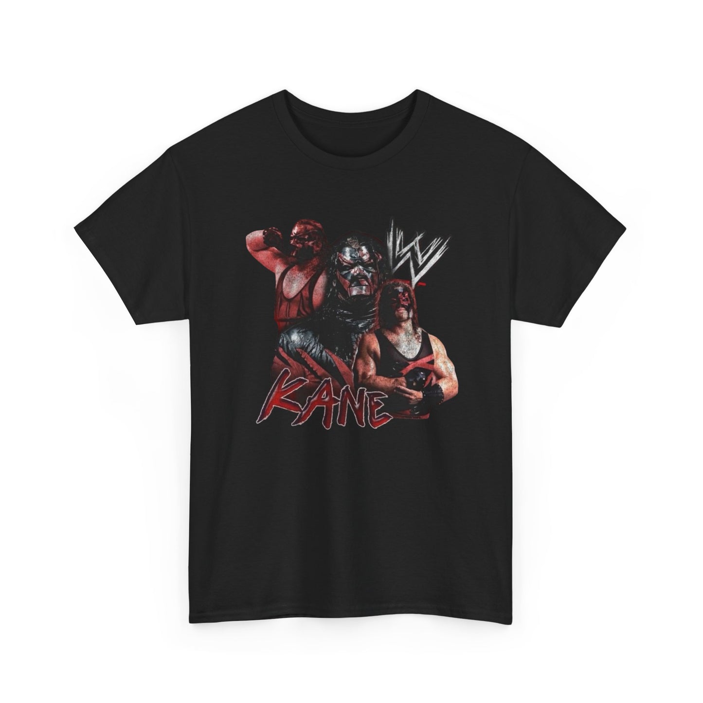 Kane Vintage Wrestling Graphic T Shirt S-5XL NEW Unisex Heavy Cotton Tee