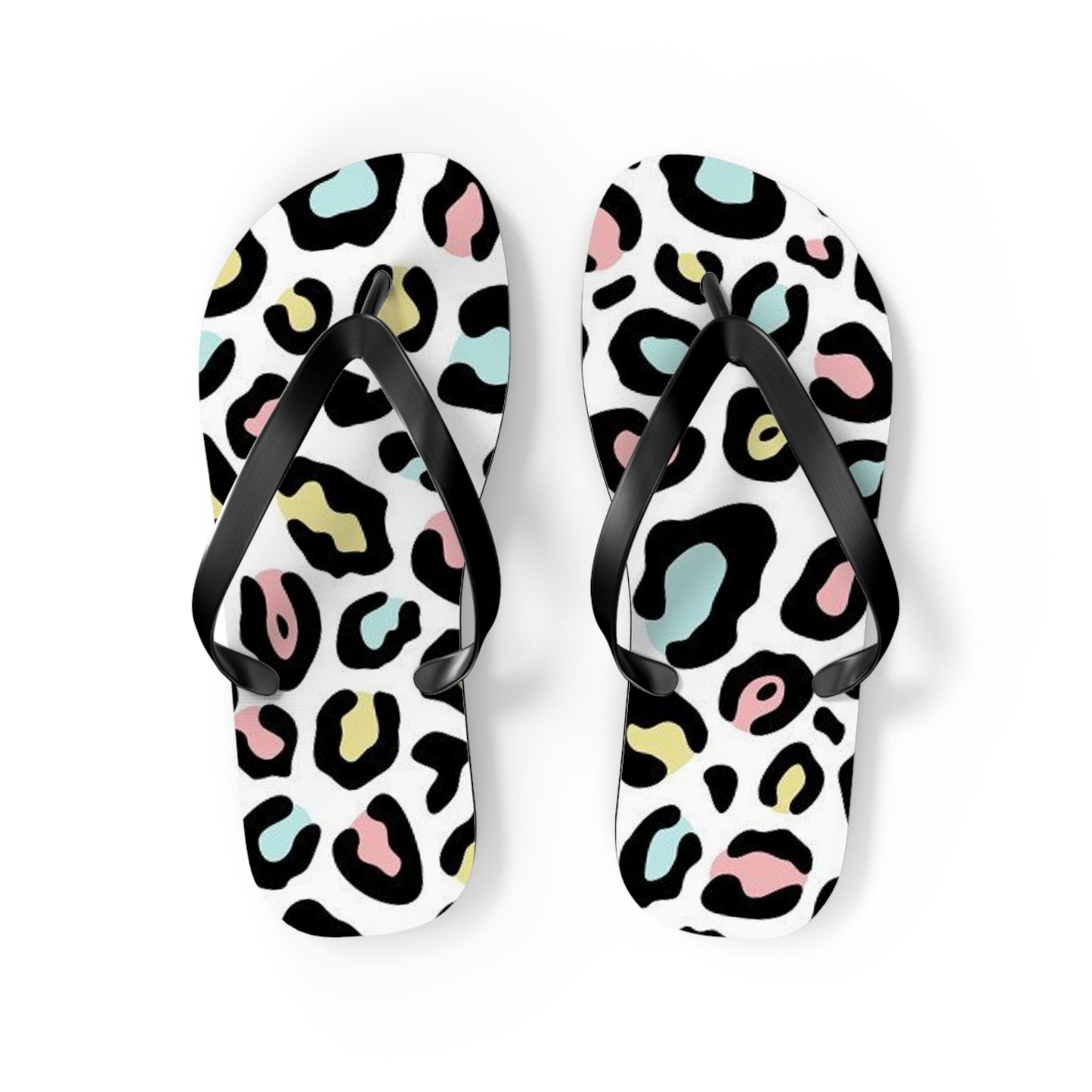 Fruity Cheetah Beach Sandals, Slides for Summer, Flip Flops, Water Resistant