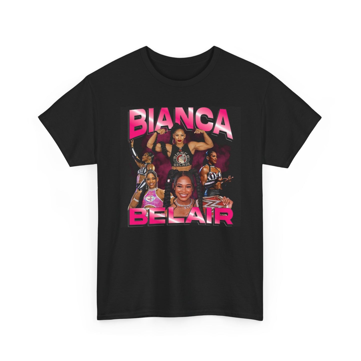 Bianca Belair Graphic T Shirt Vintage Unisex Heavy Cotton Tee 90s Retro
