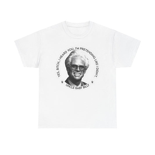 Uncle Baby Billy Graphic T Shirt Funny Comedy Gemstones Unisex Heavy Cotton Tee