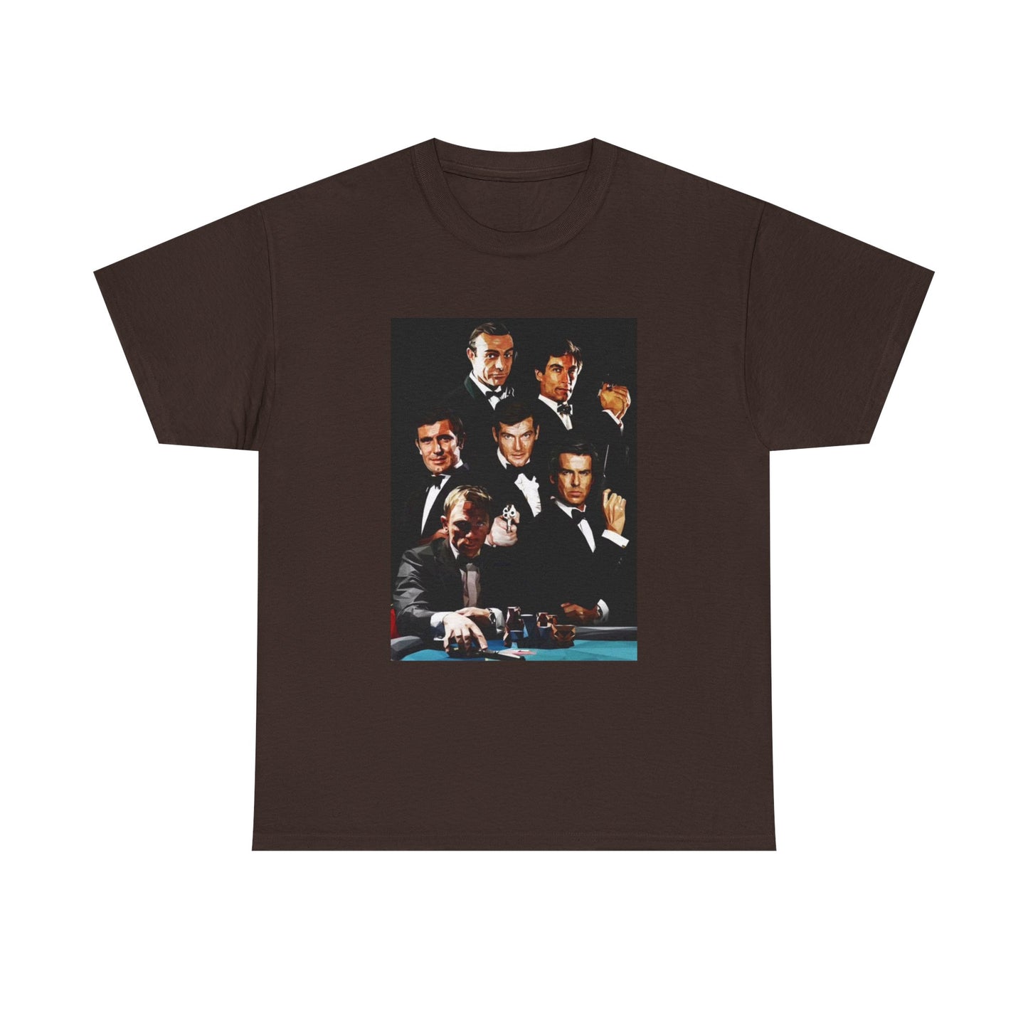 James Bond T-shirt Vintage Bond Collection Merch Unisex Heavy Cotton Tee