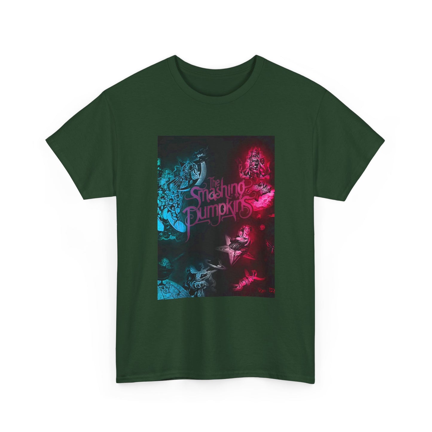 The Smashing Pumpkins Tshirt Vintage Merch Neon Unisex Heavy Cotton Tee