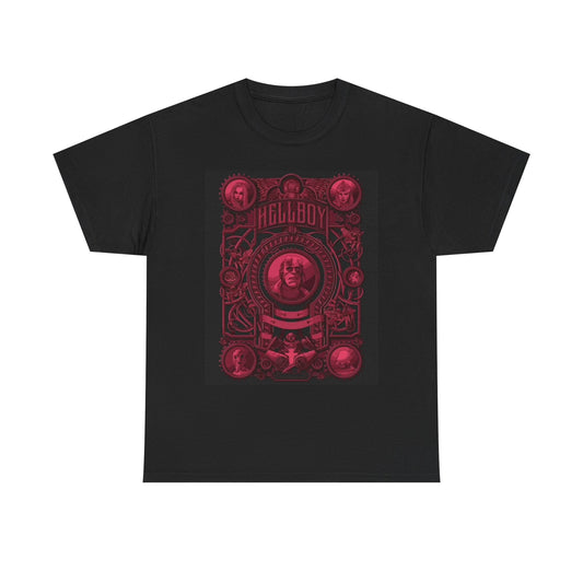 Hellboy Shirt Movie Poster Retro Vintage Graphic Unisex Heavy Cotton Tee