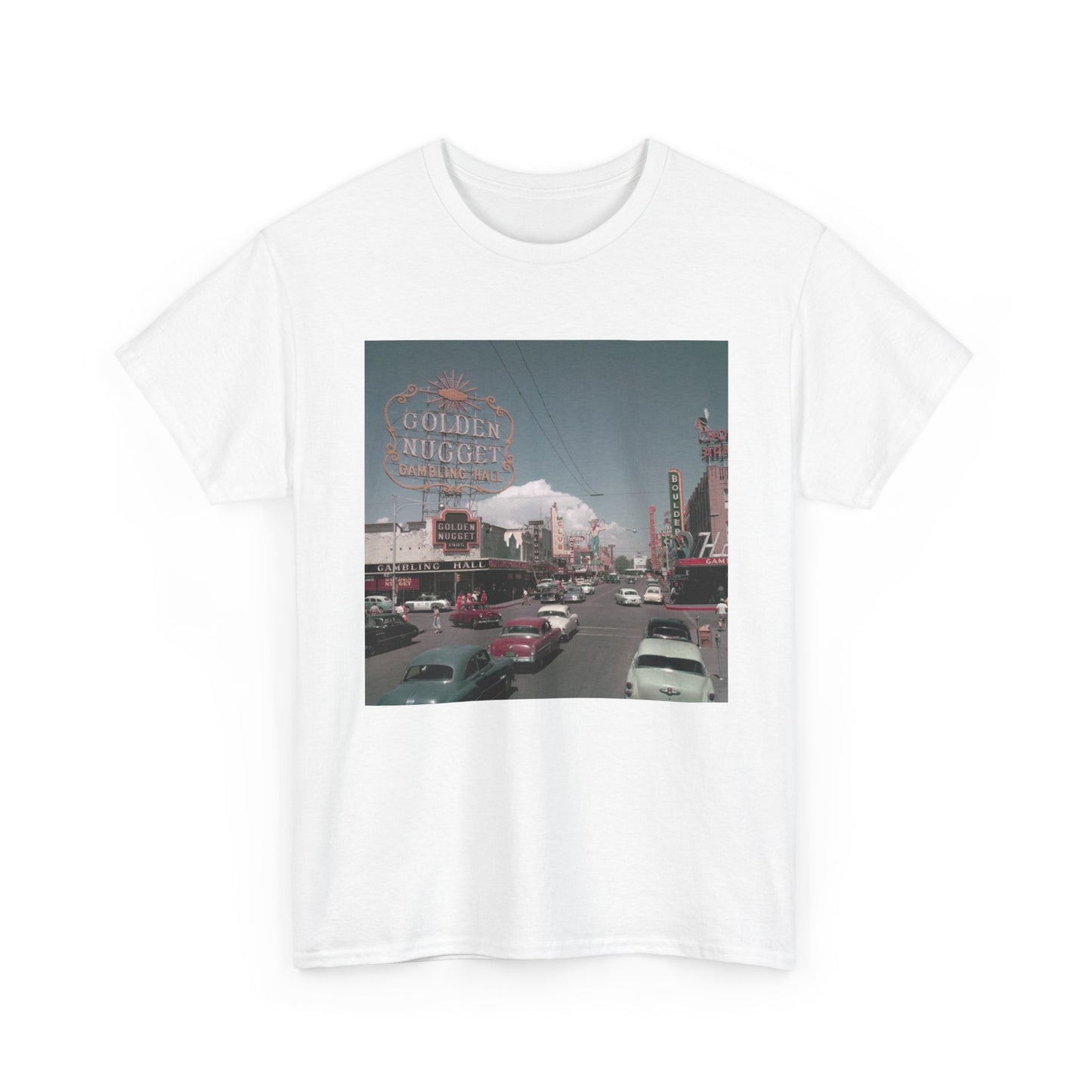 Old Las Vegas Tshirt Vintage Strip Retro Photo Nostalgia Unisex Golden Nugget