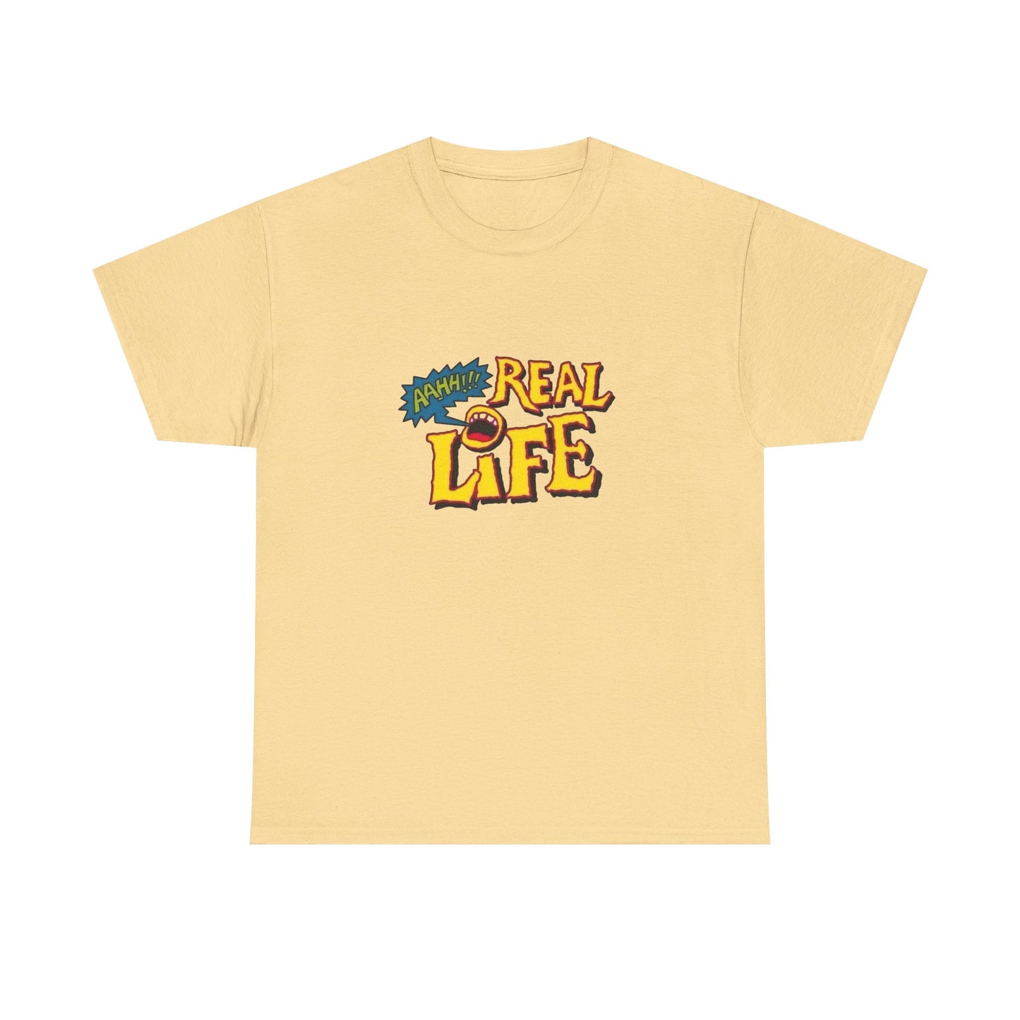 AHH Real Life Graphic T Shirt NEW Adult Regular Sizing Tee