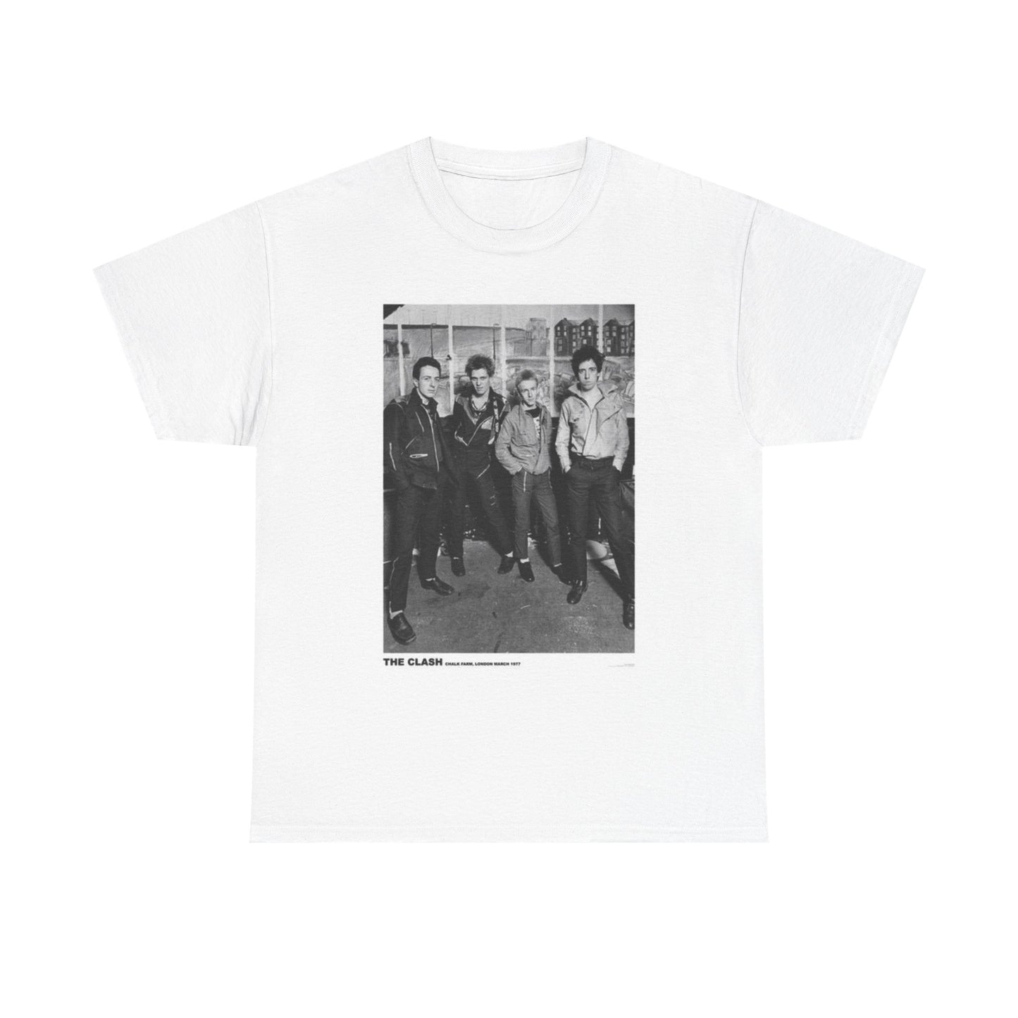 The Clash Graphic T Shirt Vintage Photo Unisex Heavy Cotton Tee