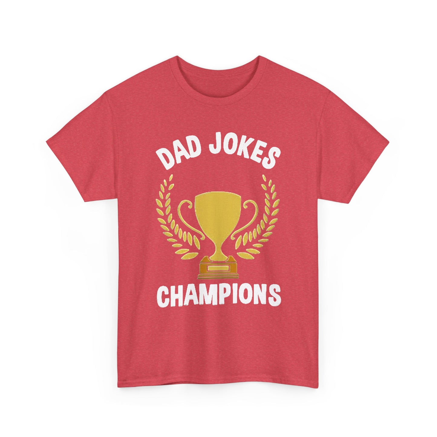 Dad Jokes Champion T SHIRT Retro Funny Jokes GIFT Unisex Heavy Cotton Tee