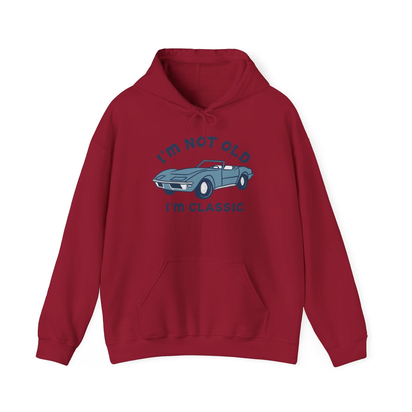 I'm Not Old I'm Classic Corvette Graphic Hoodie Heavy Blend™ Hooded Sweatshirt