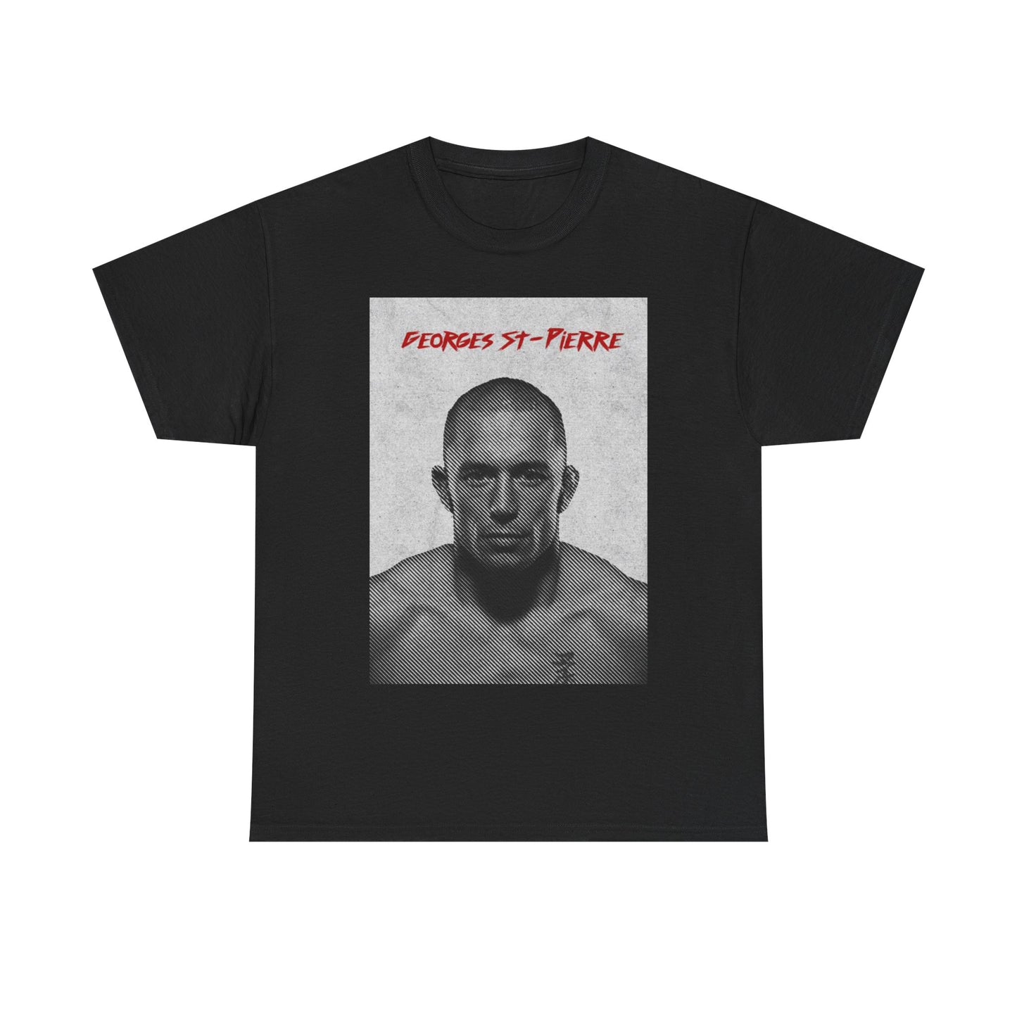 George st Pierre Tshirt GSP UFC MMA Graphic champ Unisex Heavy Cotton Tee