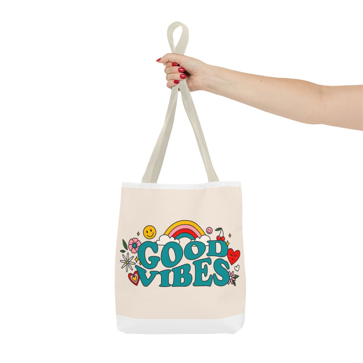 Good Vibes Beach Tropical Tote Bag (AOP)