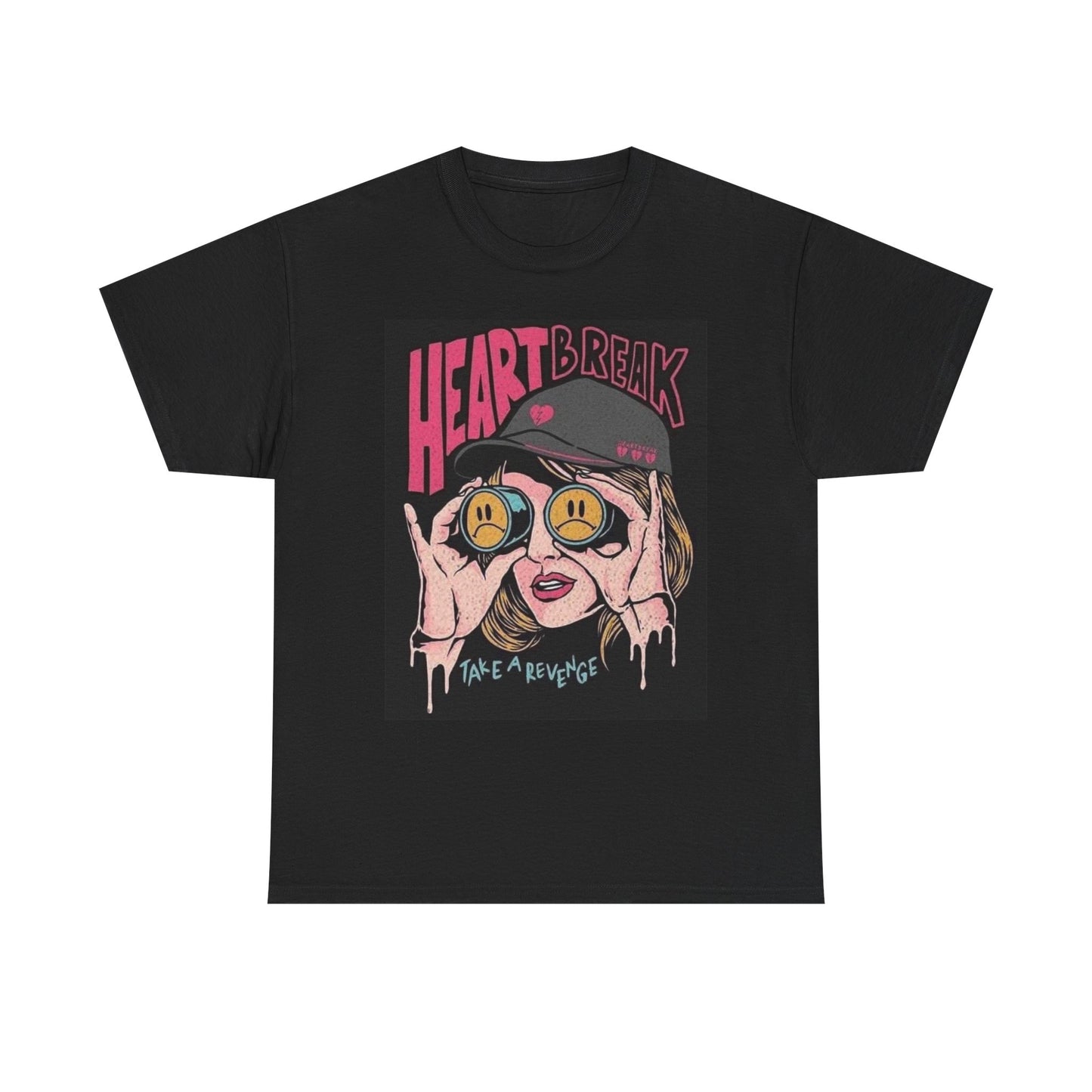Heartbreak Take A Revenge Graphic T Shirt Vintage Merch Unisex Heavy Cotton Tee